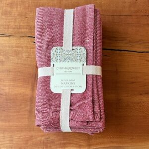 Cynthia Rowley Herringbone Napkins Set